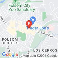 View Map of 825 East Bidwell Street,Folsom,CA,95630